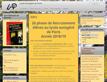 Tablet Screenshot of l-a-p.org